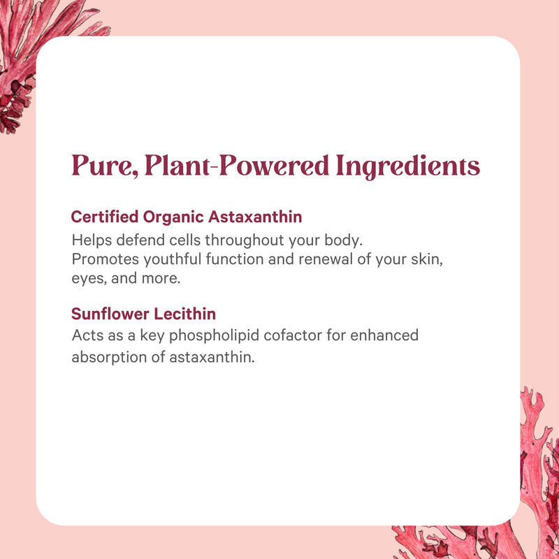 PURE SYNERGY SuperPure Astaxanthin Extract – Organic Algae Astaxanthin