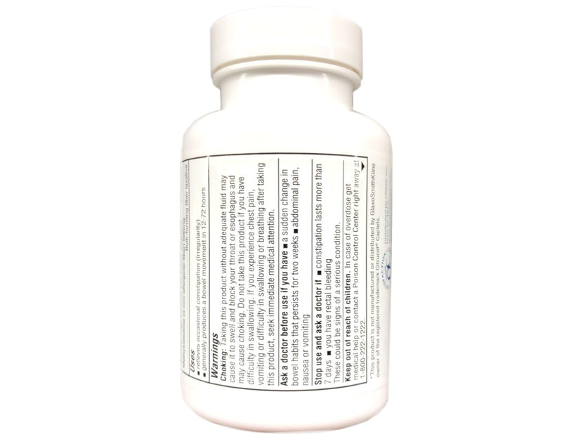 Quality Choice Fiber Therapy Caplets – 100 Count (Gentle Methylcellulose)