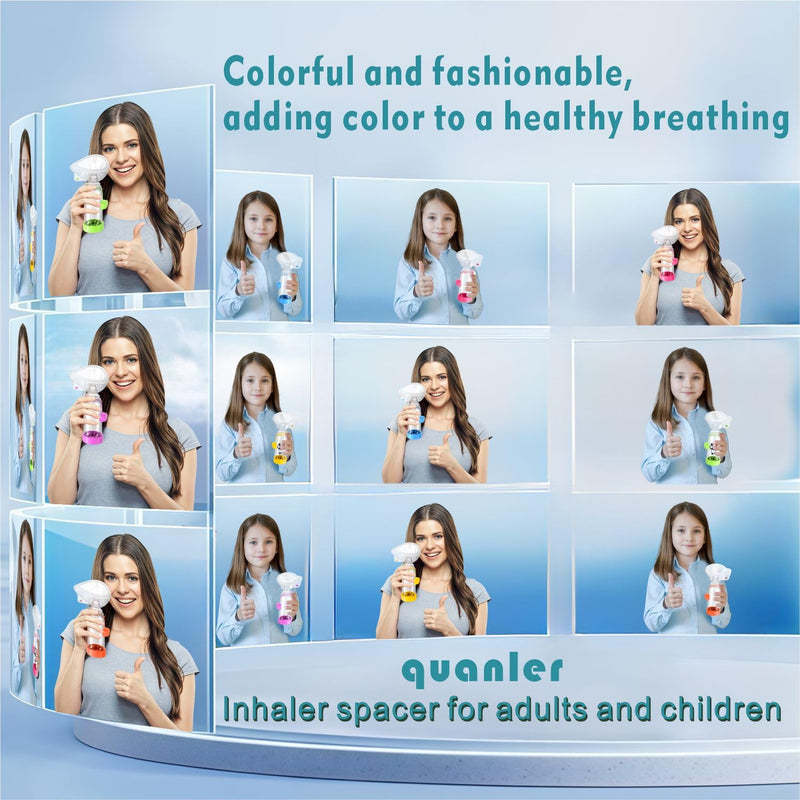 Quanler Nessi Soft Silicone Inhaler Spacer Kids Purple – Durable, Easy to Clean