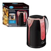 Quest Dual LED Illuminated Kettle - 1.7Ltr Black - InStock