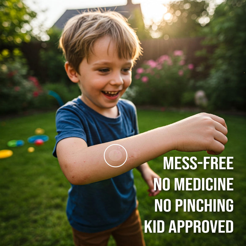quitch Bug Bite Itch Relief Patch – FSA Eligible, Kid-Friendly Summer Camp Essential