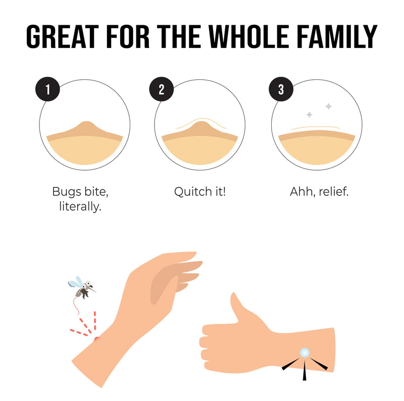 quitch Bug Bite Itch Relief Patch – FSA Eligible, Kid-Friendly Summer Camp Essential