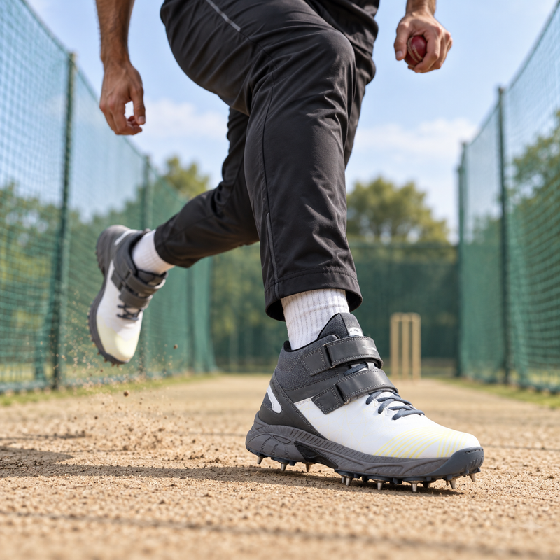 QUIVE SEGA Bold Cricket Shoes – Metal Spikes