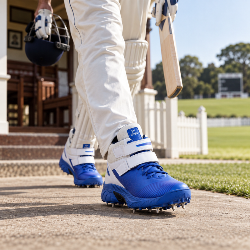 QUIVE SEGA Bold Cricket Shoes – Metal Spikes