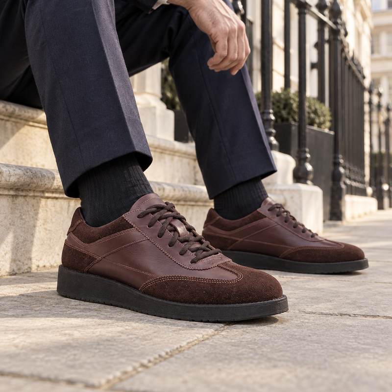 QUIVE London Richmond Leather Trainers