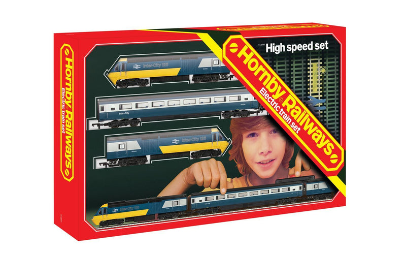 Hornby R1289M BR Intercity 125 High Speed Retro Train Set