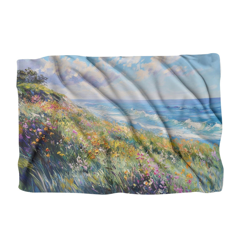 Floral Ocean Blanket