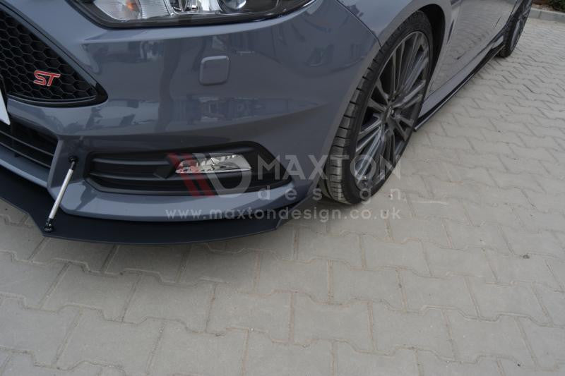 Maxton Design - FRONT RACING SPLITTER V.2 FORD FOCUS 3 ST (FACELIFT)