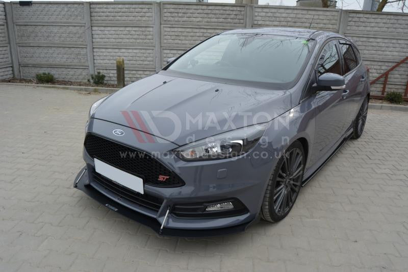 Maxton Design - FRONT RACING SPLITTER V.2 FORD FOCUS 3 ST (FACELIFT)