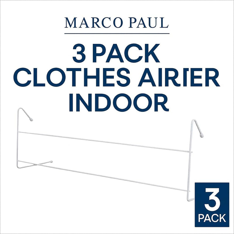 3 Pack Radiator Clothes Airers Indoor Folding Drying Racks