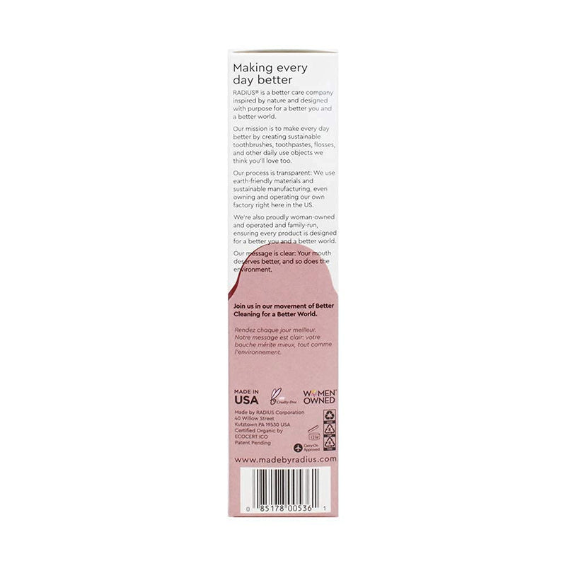 RADIUS Toothpaste Clove Cardamom – 3 oz, USDA Organic, Non-Toxic, Gluten-Free | Pack of 3