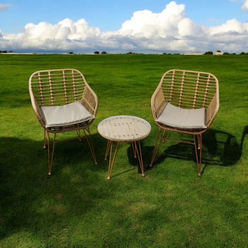 RATTAN BISTRO SET - InStock