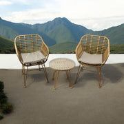 RATTAN BISTRO SET - InStock