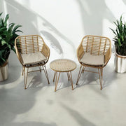 RATTAN BISTRO SET - InStock