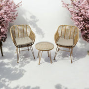 RATTAN BISTRO SET - InStock