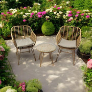 RATTAN BISTRO SET - InStock