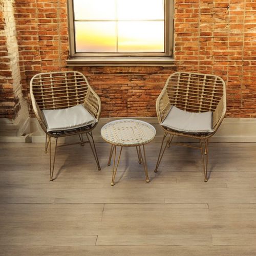 RATTAN BISTRO SET - InStock