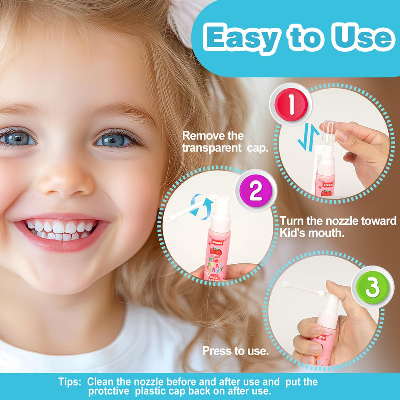 RBUGR Kids Oral Spray – 3 Flavors, 90ml, Fluoride-Free