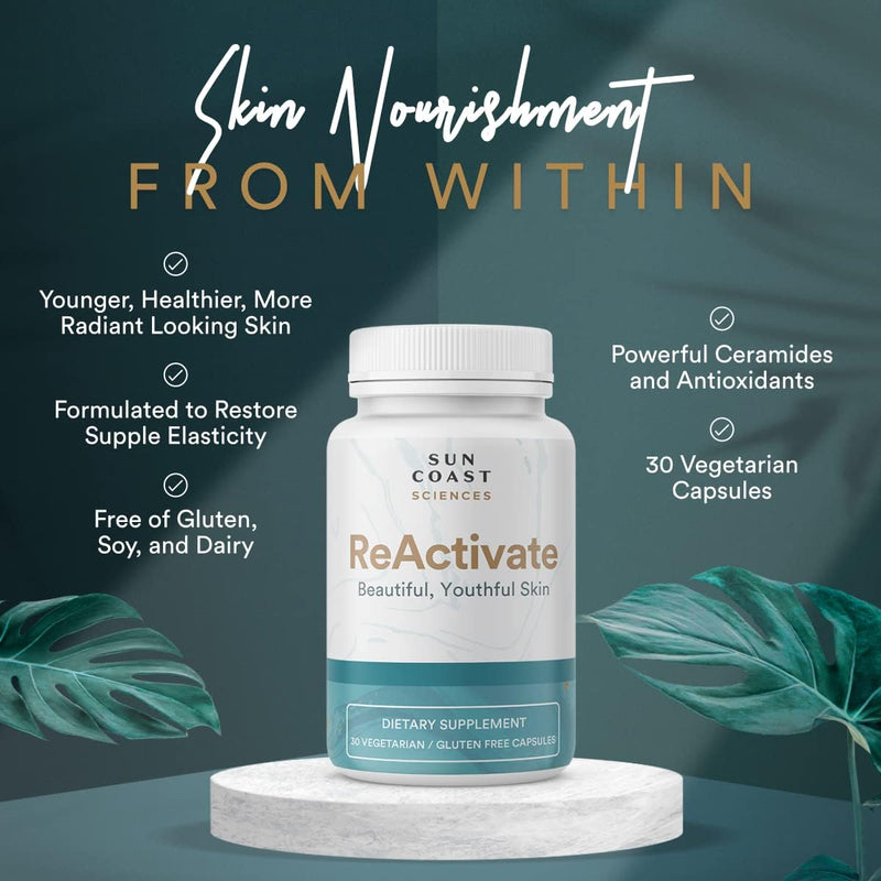 Vitalifi ReActivate Skin Health Formula by Dr. Rosenberg – 30 Count (Pack of 3)