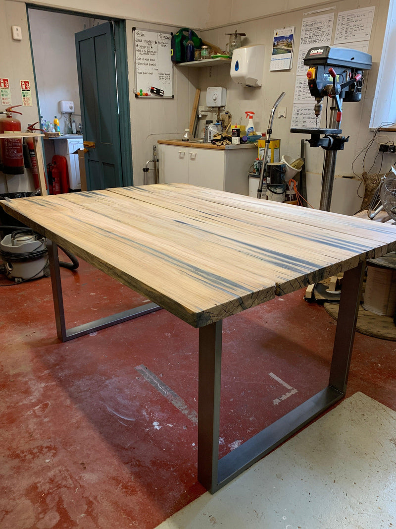 Reclaimed Plymouth Dry Dock Oak Table | Dining Table, Desk or Bench - Made to Measure