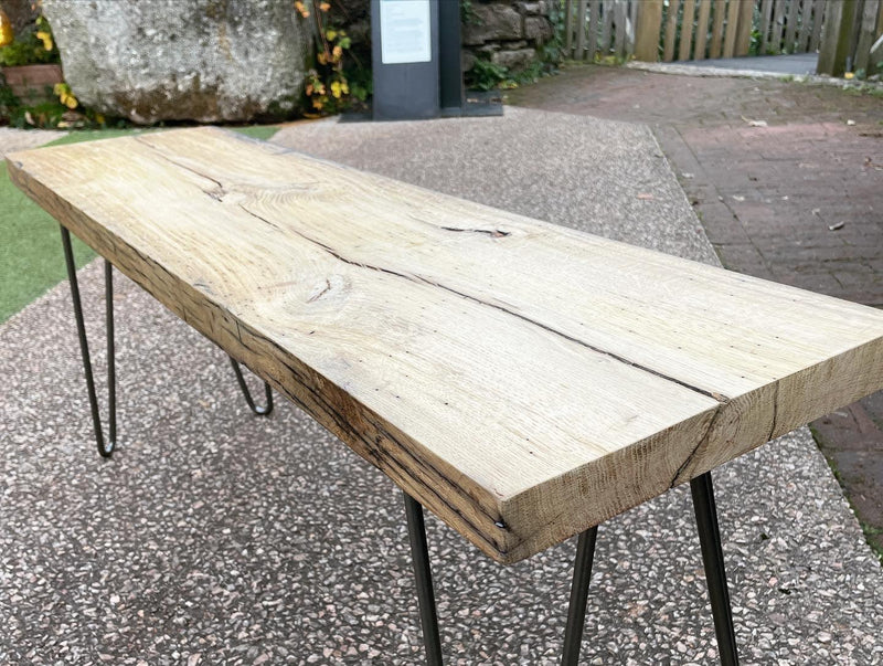 Reclaimed Plymouth Dry Dock Oak Table | Dining Table, Desk or Bench - Made to Measure