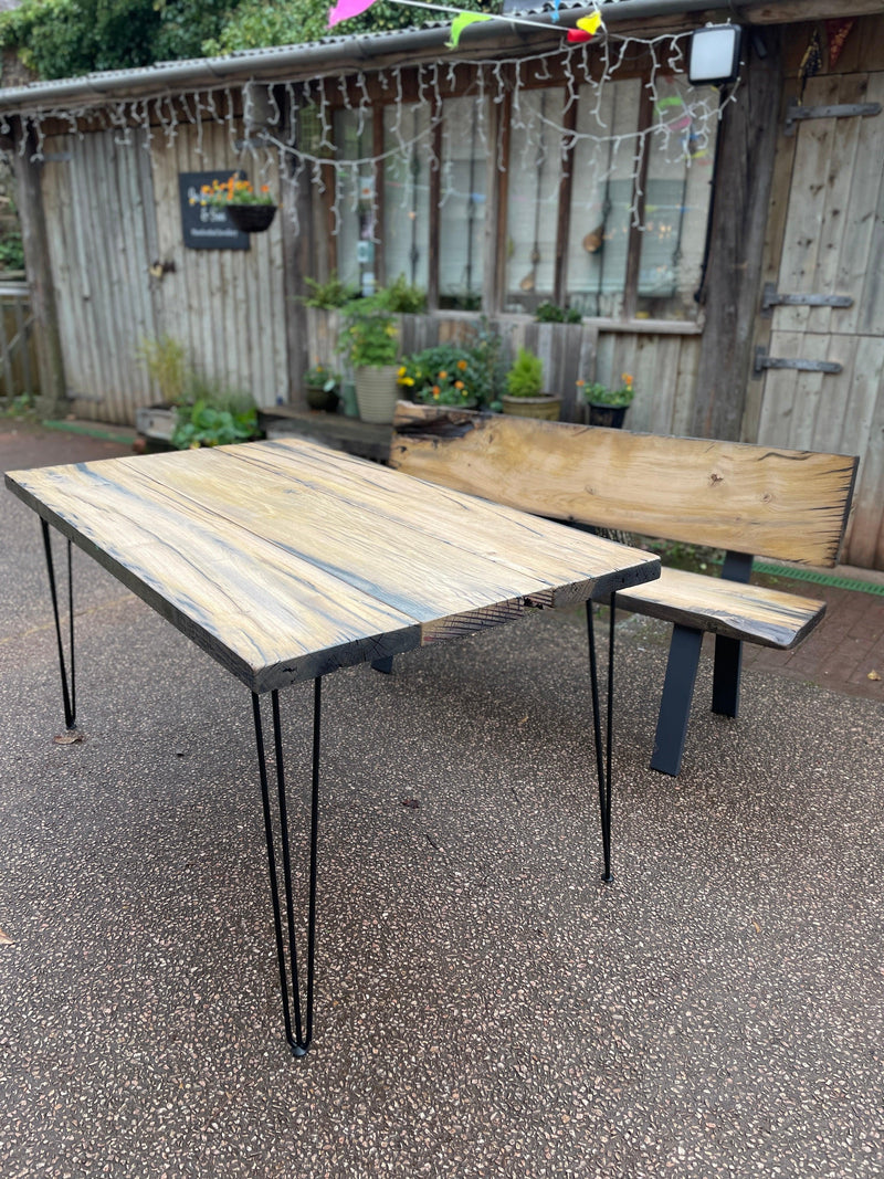Reclaimed Plymouth Dry Dock Oak Table | Dining Table, Desk or Bench - Made to Measure