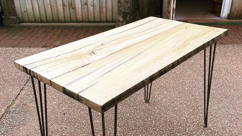 Reclaimed Plymouth Dry Dock Oak Table | Dining Table, Desk or Bench - Made to Measure