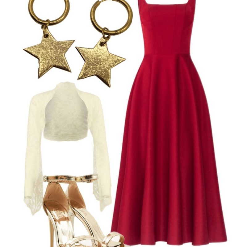 Gold and leopard mini star cork charms
