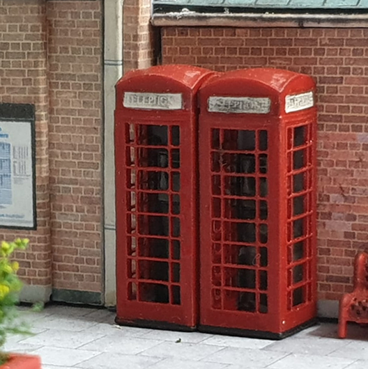OO Scale Ready to Paint K6 Telephone Box