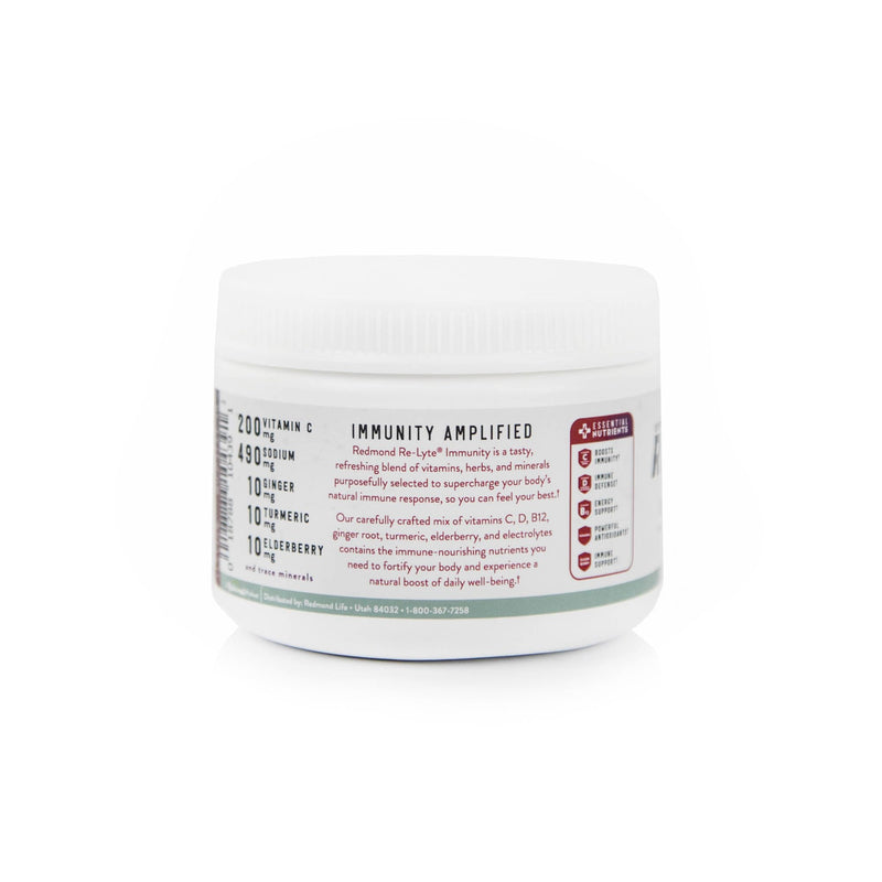 REDMOND Re-Lyte Immunity Multivitamin Supplement Mix – Blackberry Flavor