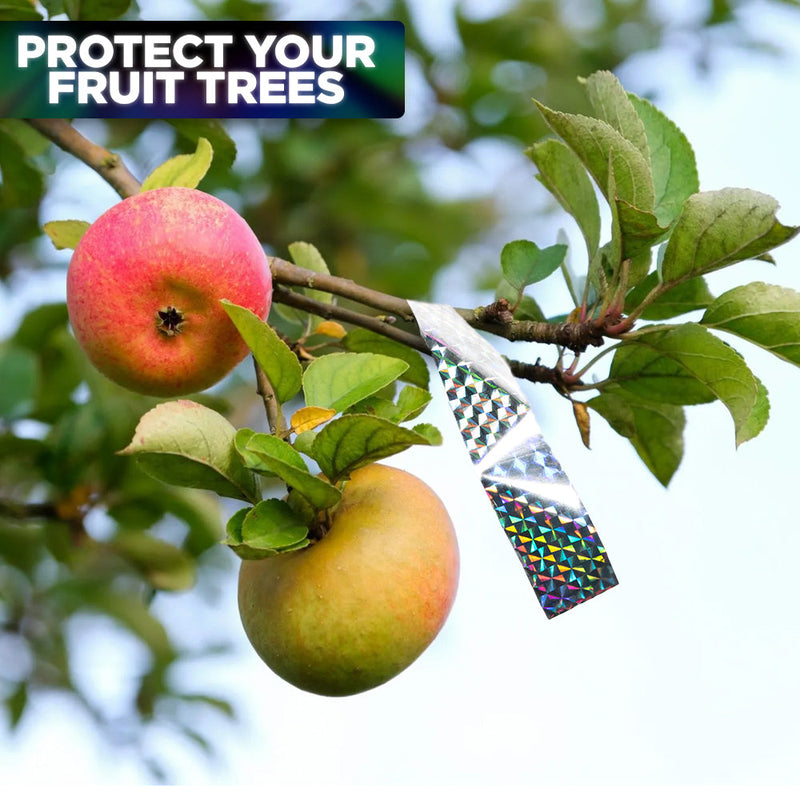125ft Reflective Bird Repellent Scare Tape Garden Deterrent