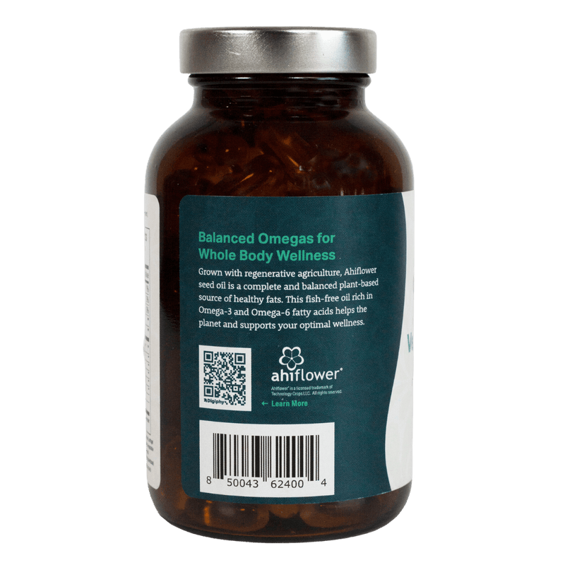 Regenerative Omegas - Ahiflower Oil, Fish-Free 120 Softgels (40 day supply)