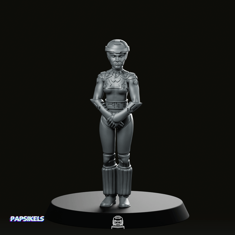 Regular Program Yori Miniature Cyberpunk Operative Sci-Fi