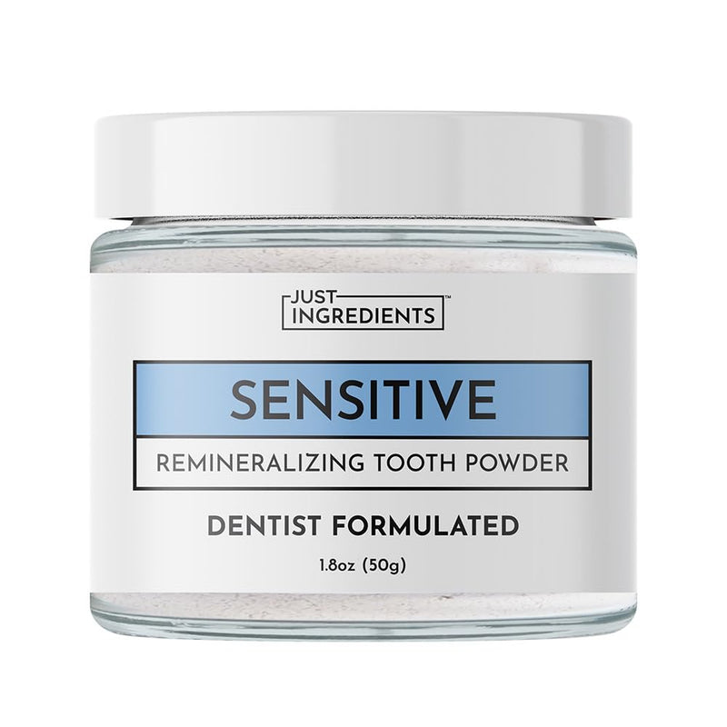 Remineralizing Tooth Powder – Fluoride-Free Oral Care (Regular & Sensitive) – Vegan, Non-GMO