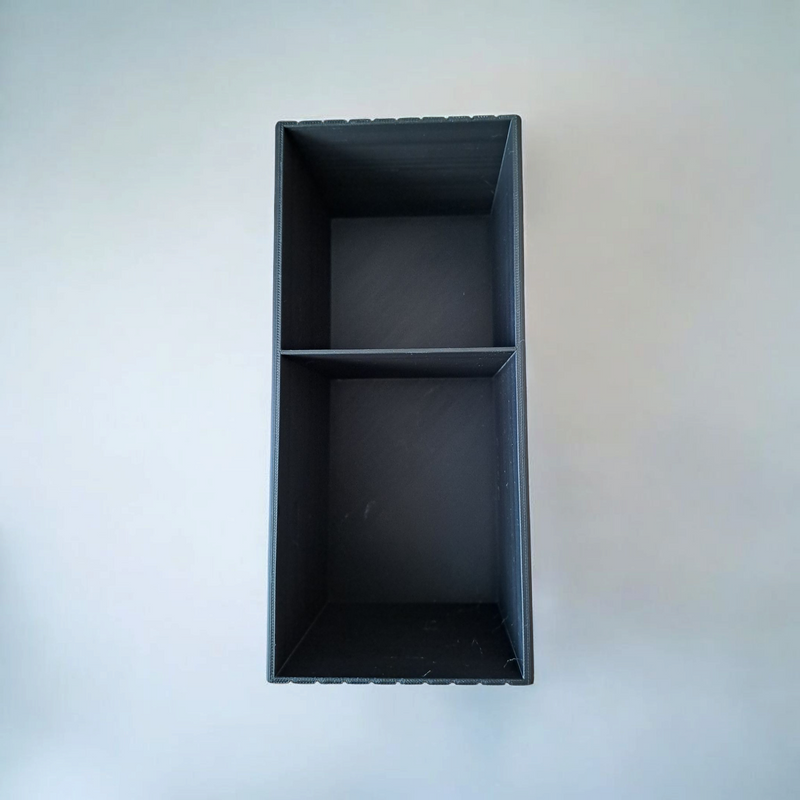 Modern Design Office Organiser with Ribbed Surface - Desk Tidy & Remote Holder