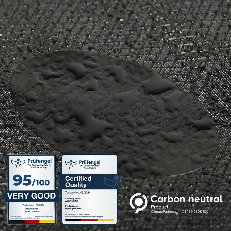 Repair Patches (30+ Colours) for Puffer Jackets, Tents, Upholstery - Stick On, Waterproof, Tear-Cold-Heat-Resistant