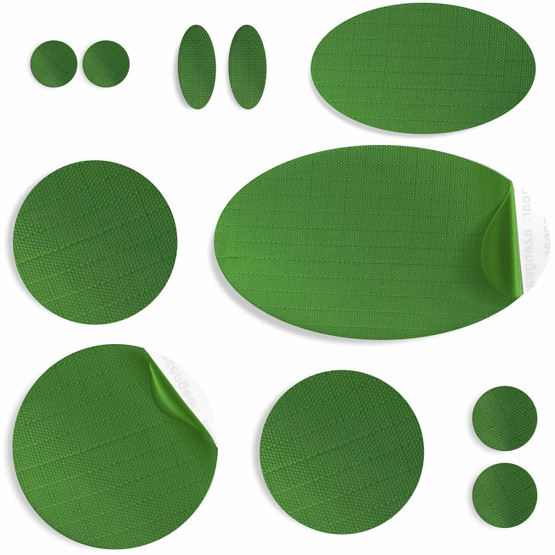 Repair Patches (30+ Colours) for Puffer Jackets, Tents, Upholstery - Stick On, Waterproof, Tear-Cold-Heat-Resistant