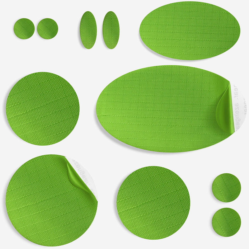 Repair Patches (30+ Colours) for Puffer Jackets, Tents, Upholstery - Stick On, Waterproof, Tear-Cold-Heat-Resistant