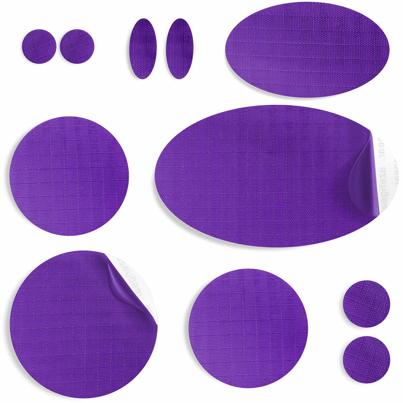 Repair Patches (30+ Colours) for Puffer Jackets, Tents, Upholstery - Stick On, Waterproof, Tear-Cold-Heat-Resistant