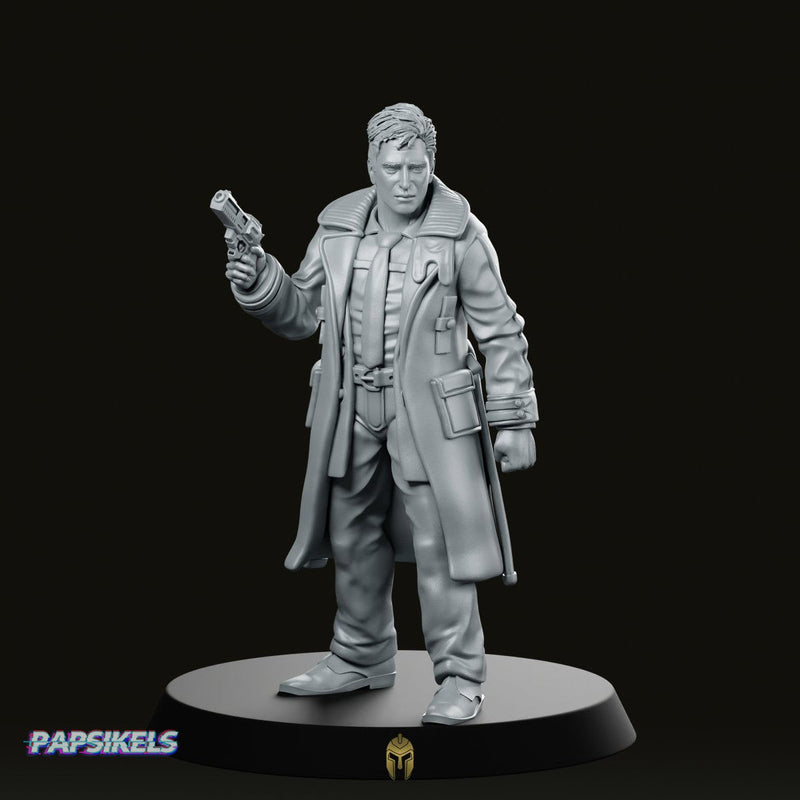 Replicant Retire Unit Ricky Deckard Miniature Cyberpunk Hunter