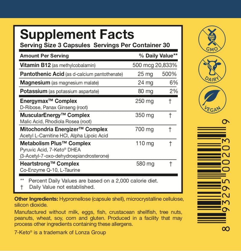 Researched Nutritionals Energy Duo – ATP 360 & Multi-Plex for Adrenal & Mitochondrial Support