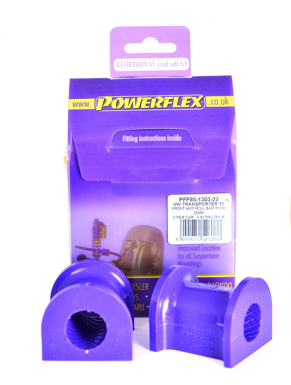 POWERFLEX - FRONT ANTI ROLL BAR BUSH (VW T5/T6/T6.1) (22 / 23 / 25)