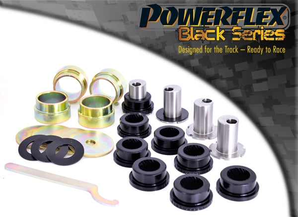 POWERFLEX BLACK SERIES - CLIO II INC 172 & 182 (1998-2012) FRONT LOWER WISHBONE BUSH, CAMBER ADJUSTABLE