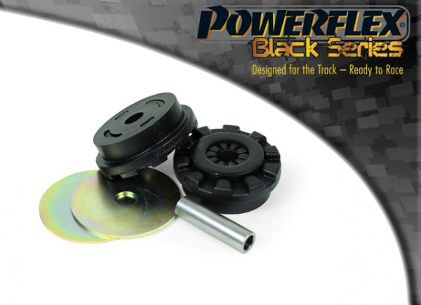 POWERFLEX BLACK SERIES - LOWER ENGINE MOUNT LARGE BUSH 30MM OVAL BRACKET (FORD / MAZDA)