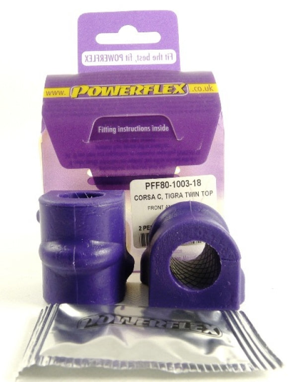 POWERFLEX - ASTRA MK4 - ASTRA G (1998 - 2004) FRONT ANTI ROLL BAR MOUNTING BUSH 18MM