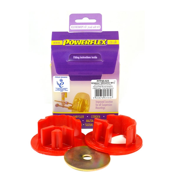 POWERFLEX - MEGANE II INC RS 225, R26 AND CUP (2002-2008) UPPER RIGHT ENGINE MOUNTING BUSH INSERT