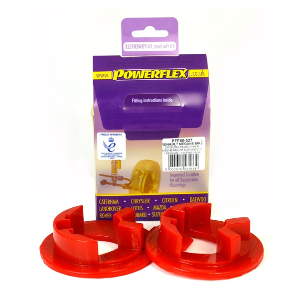 POWERFLEX - MEGANE II INC RS 225, R26 AND CUP (2002-2008) REAR LOWER ENGINE MOUNT INSERT