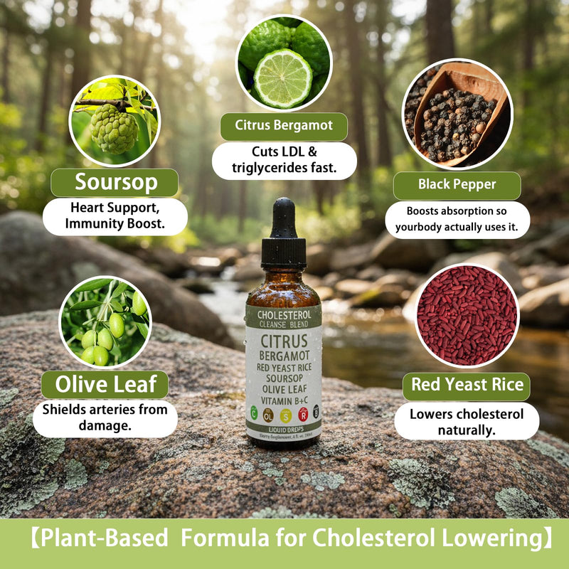 RESONA Red Yeast Rice Drops - Cholesterol Support Blend (2 oz)