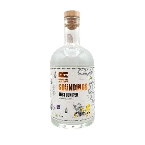 Retribution Distilling Just Juniper Gin Soundings, 70cl