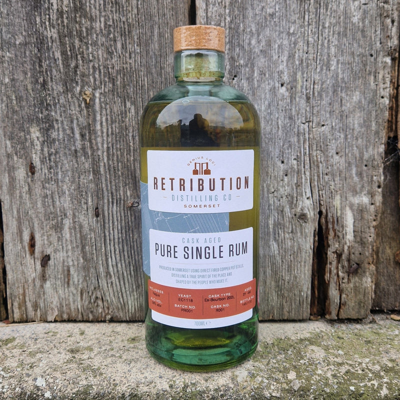 Retribution Distilling Single Cask Aged Rum, 70cl